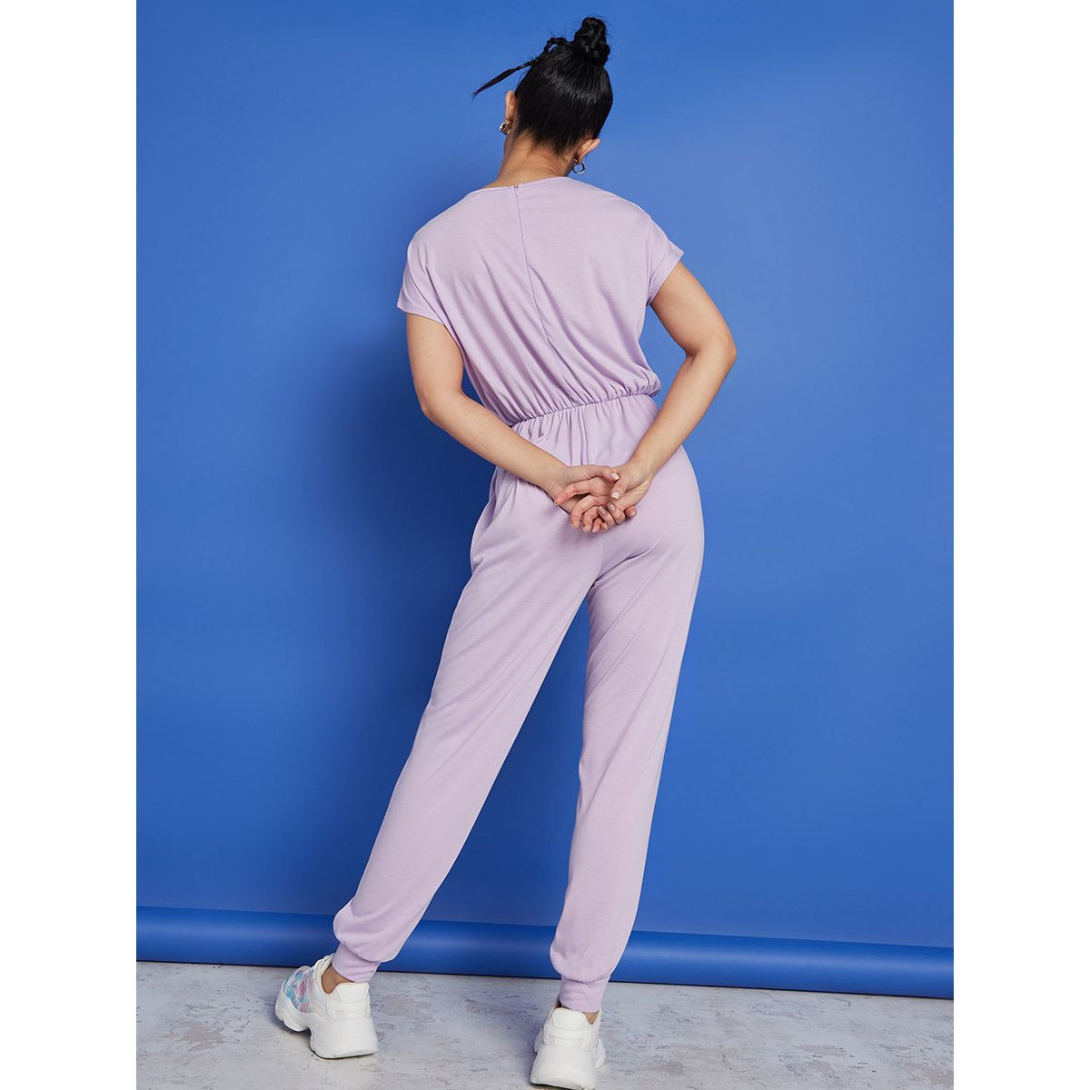 Styli Solid Jogger Fit Jumpsuit with Drawstring Detail-women-clothing-jumpsuits-image-4