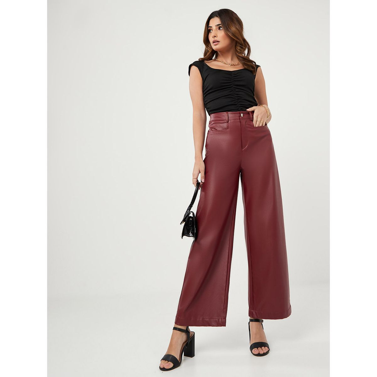 بلوزة باكمام كاب-women-clothing-shirtsandblouses-blouses-image-2