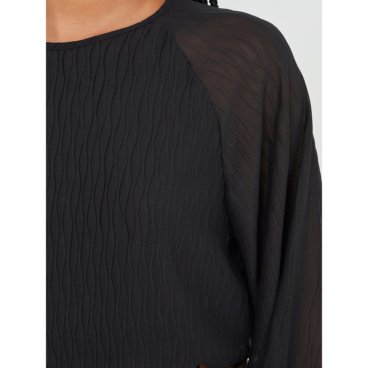 بلوزة باكمام بالون وخصر مطاطي من ستايلي-women-clothing-shirtsandblouses-blouses-image-9