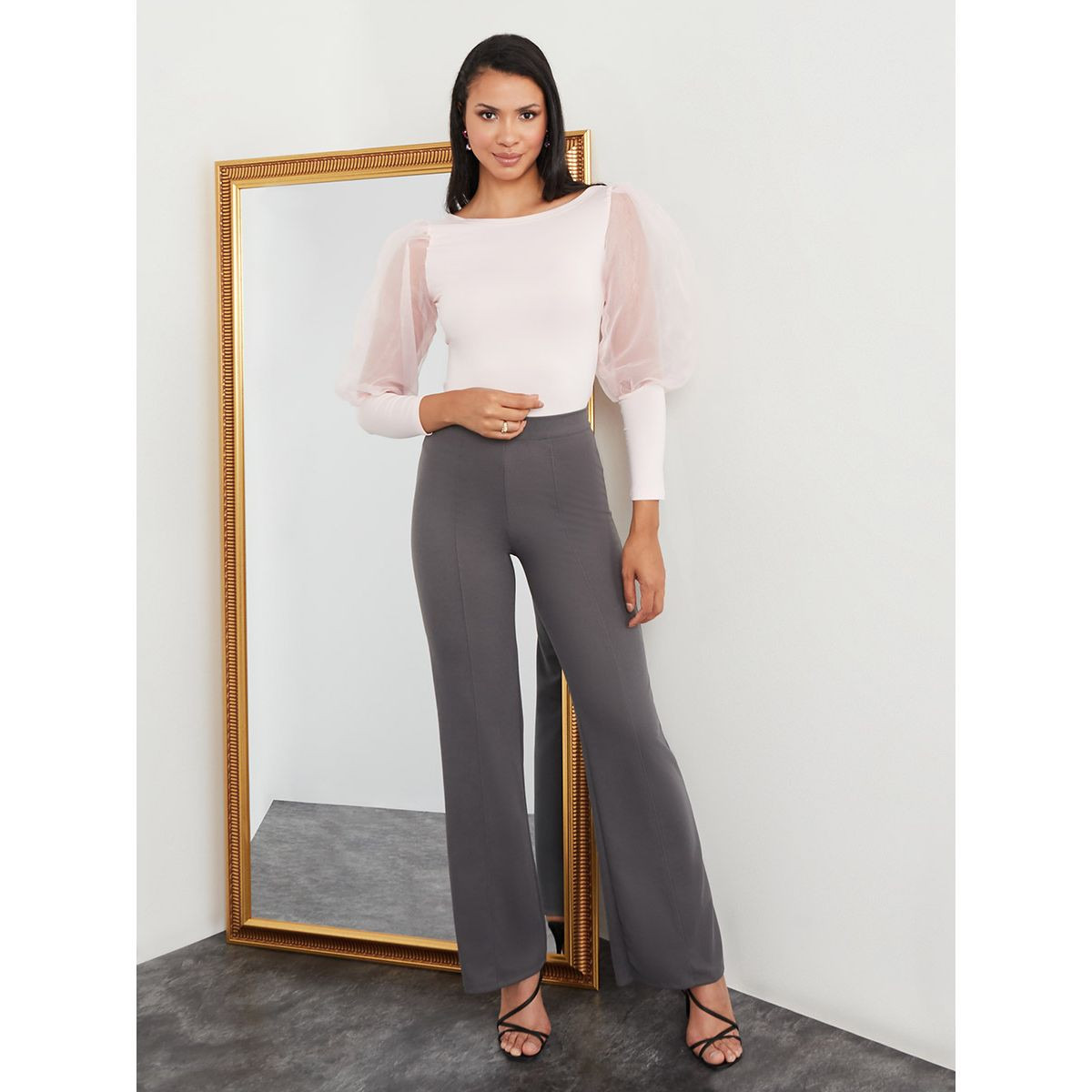 بلوزة كاجوال باكمام طويلة من ستايلي-women-clothing-shirtsandblouses-blouses-image-2