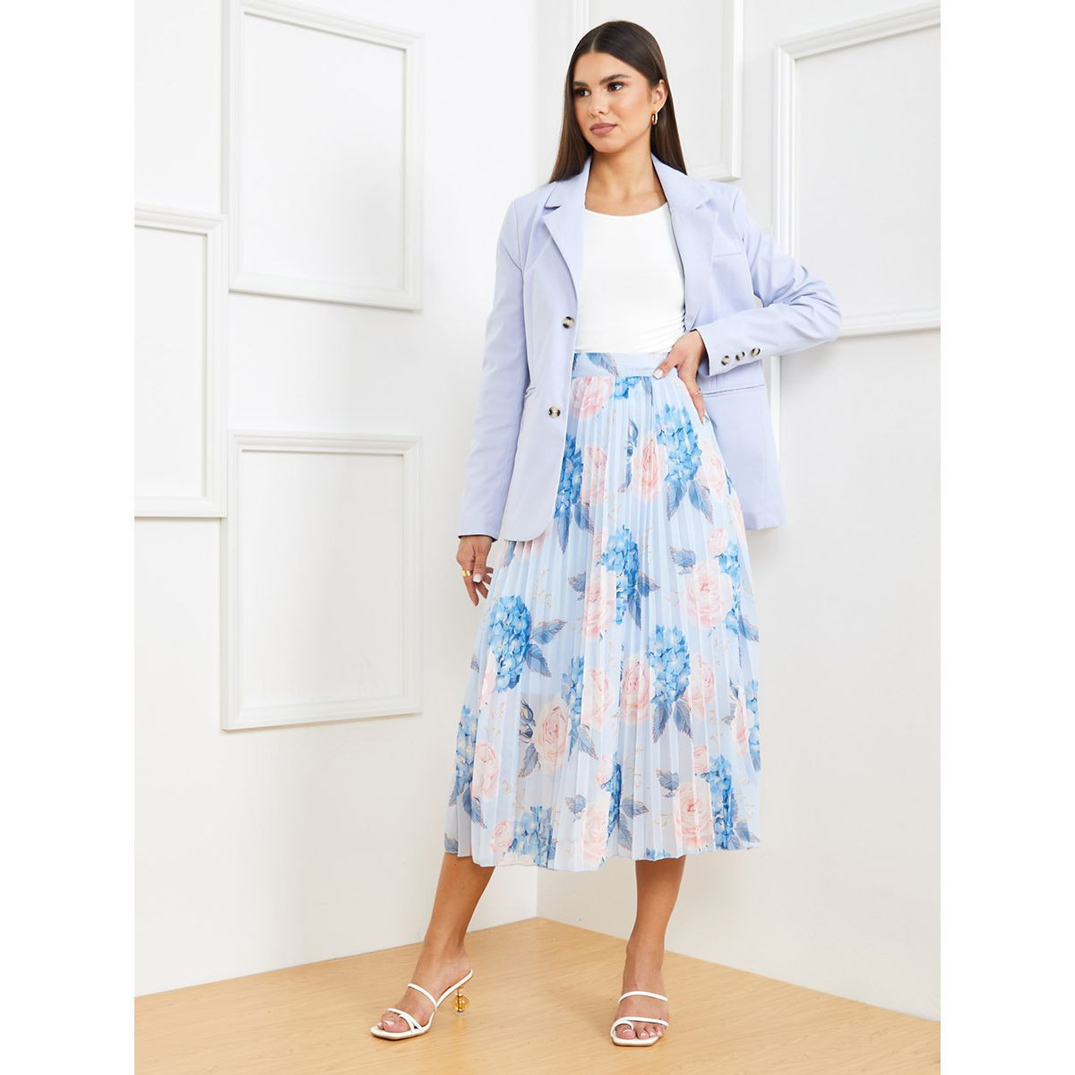 Styli Longline Belted Blazer with Button Closure-women-clothing-shirtsandblouses-blouses-image-2