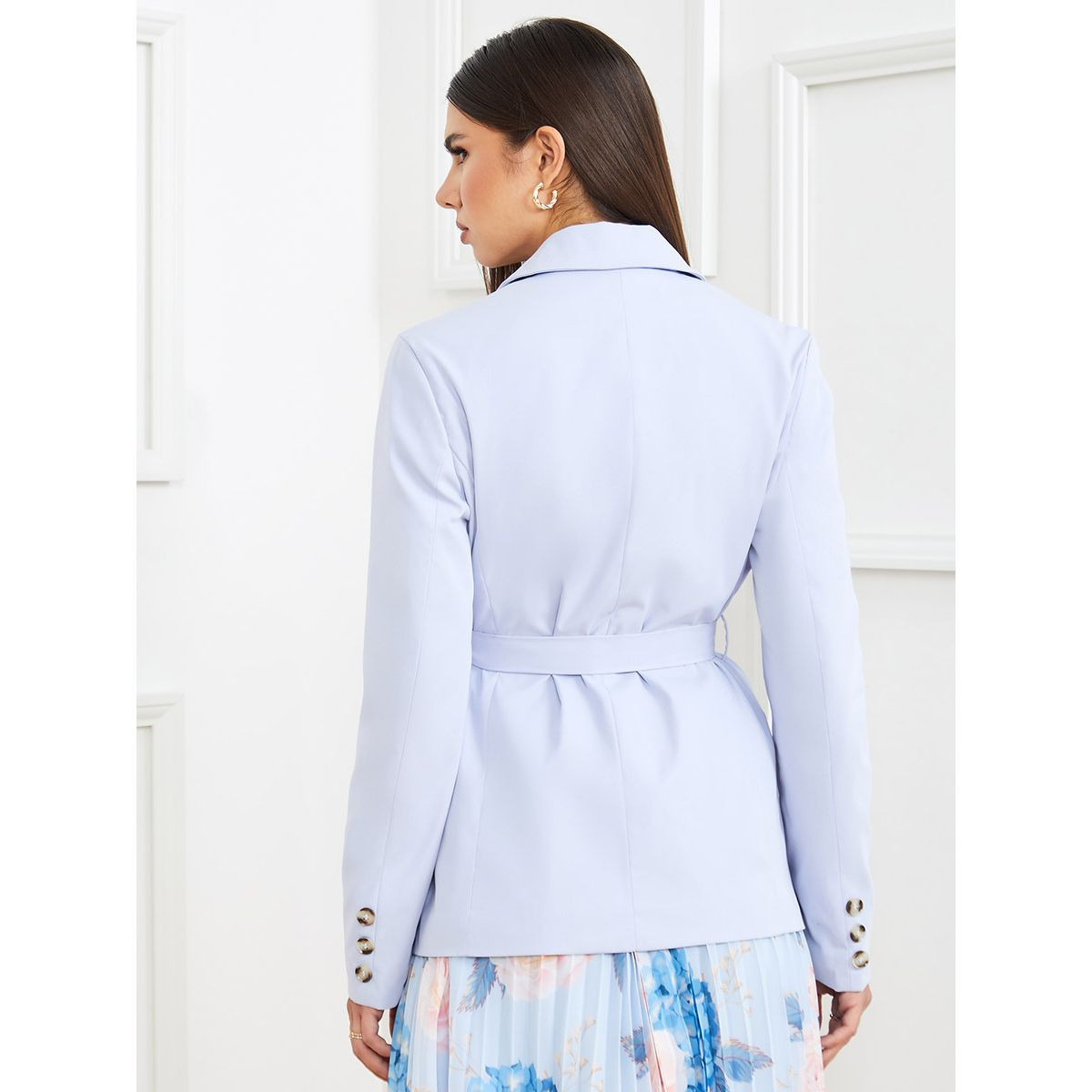 Styli Longline Belted Blazer with Button Closure-women-clothing-shirtsandblouses-blouses-image-4