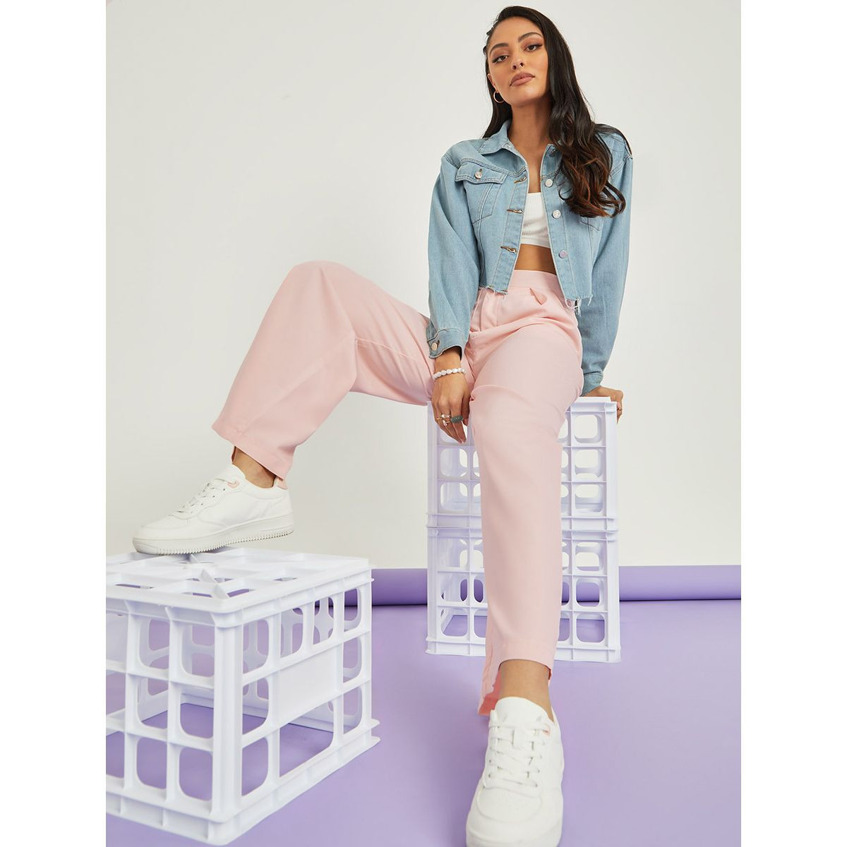 بنطال سادة بقصة واسعة-women-clothing-bottoms-trousers-image-2