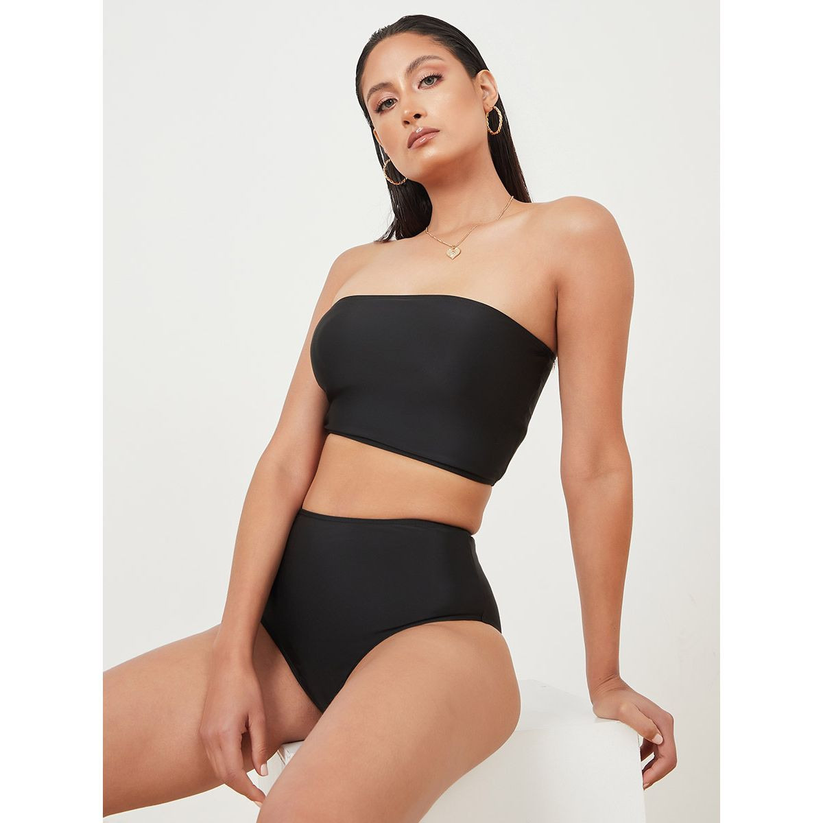 طقم بيكيني ( بلوزة طويلة + سروال داخلي ) من ستايلي-women-clothing-swimandbeach-bikinis-image-1