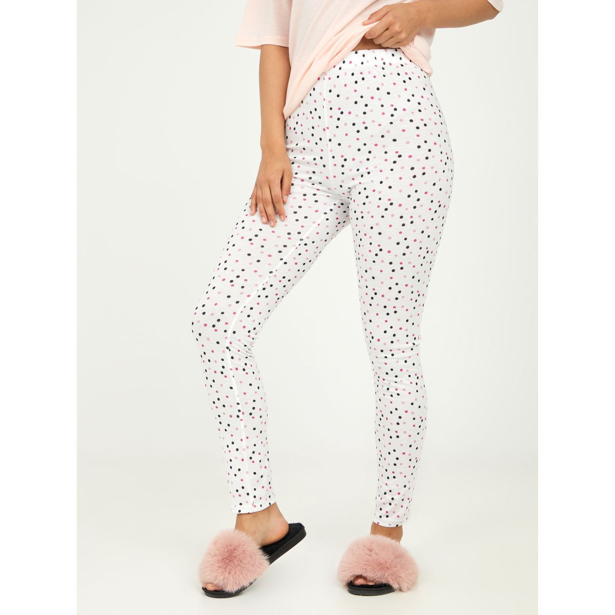 طقم من ( ليقنز + تيشيرت )-women-clothing-nightwear-pyjamas-longsets-image-4