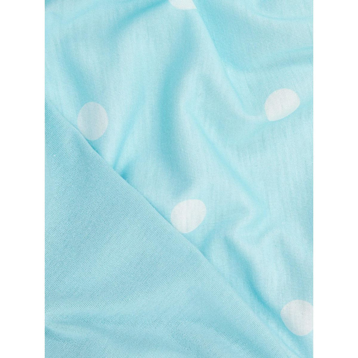 Styli Spot Print Relax Slogan Longline T-shirt and Leggings Set-women-clothing-nightwear-pyjamas-longsets-image-7