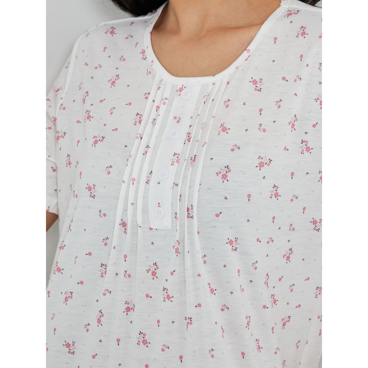 فستان نوم طويل مطبع بزهور-women-clothing-nightwear-nighties-image-3