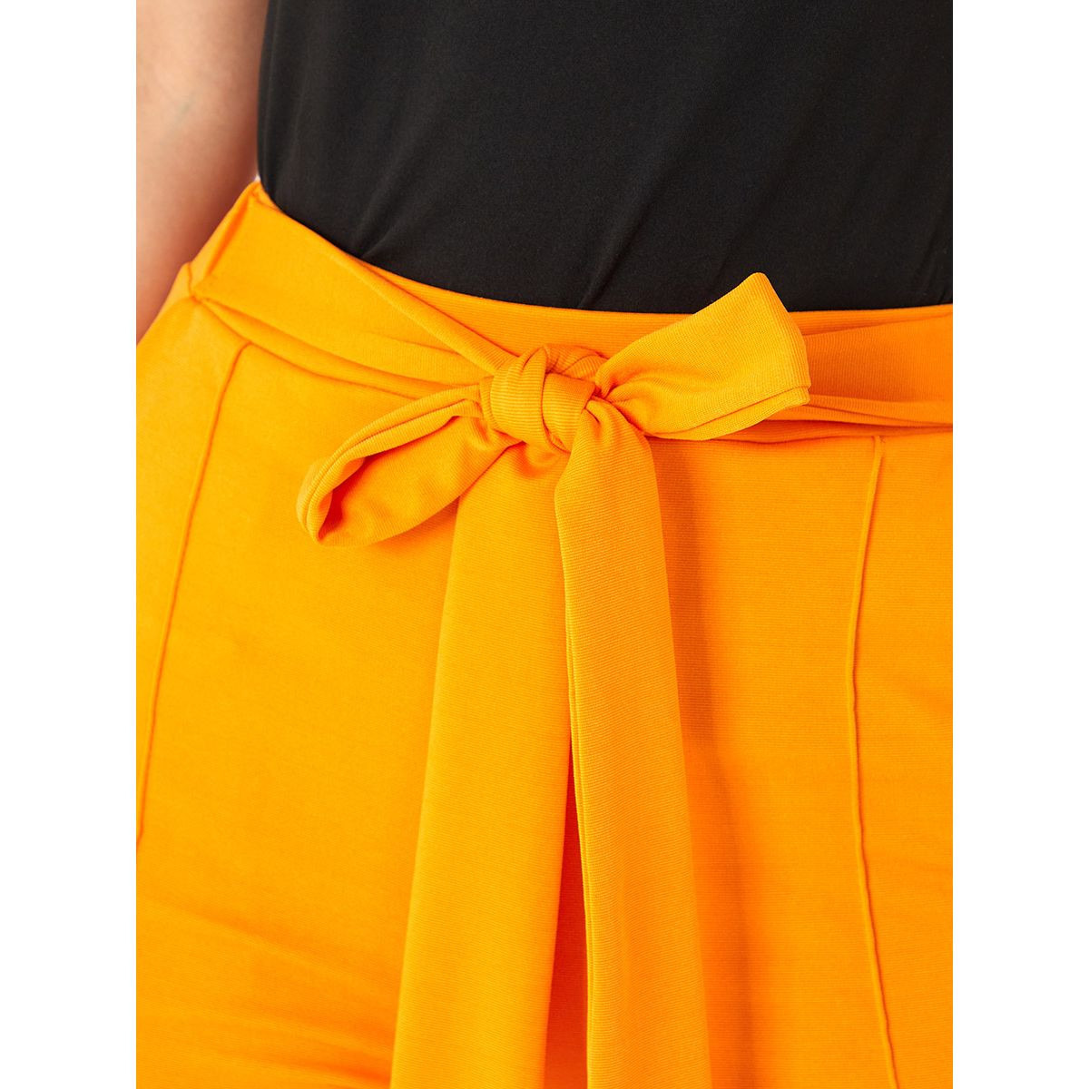 Styli Self Tie Waist Skinny Trouser with Side Pocket-women-clothing-trousers-image-3