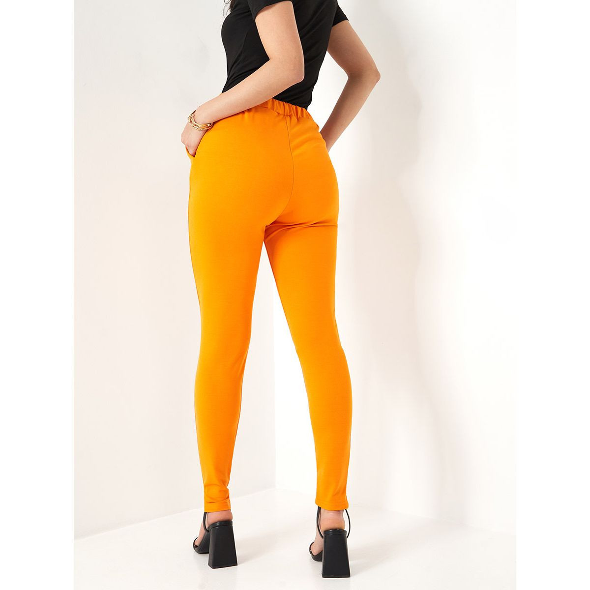 Styli Self Tie Waist Skinny Trouser with Side Pocket-women-clothing-trousers-image-4