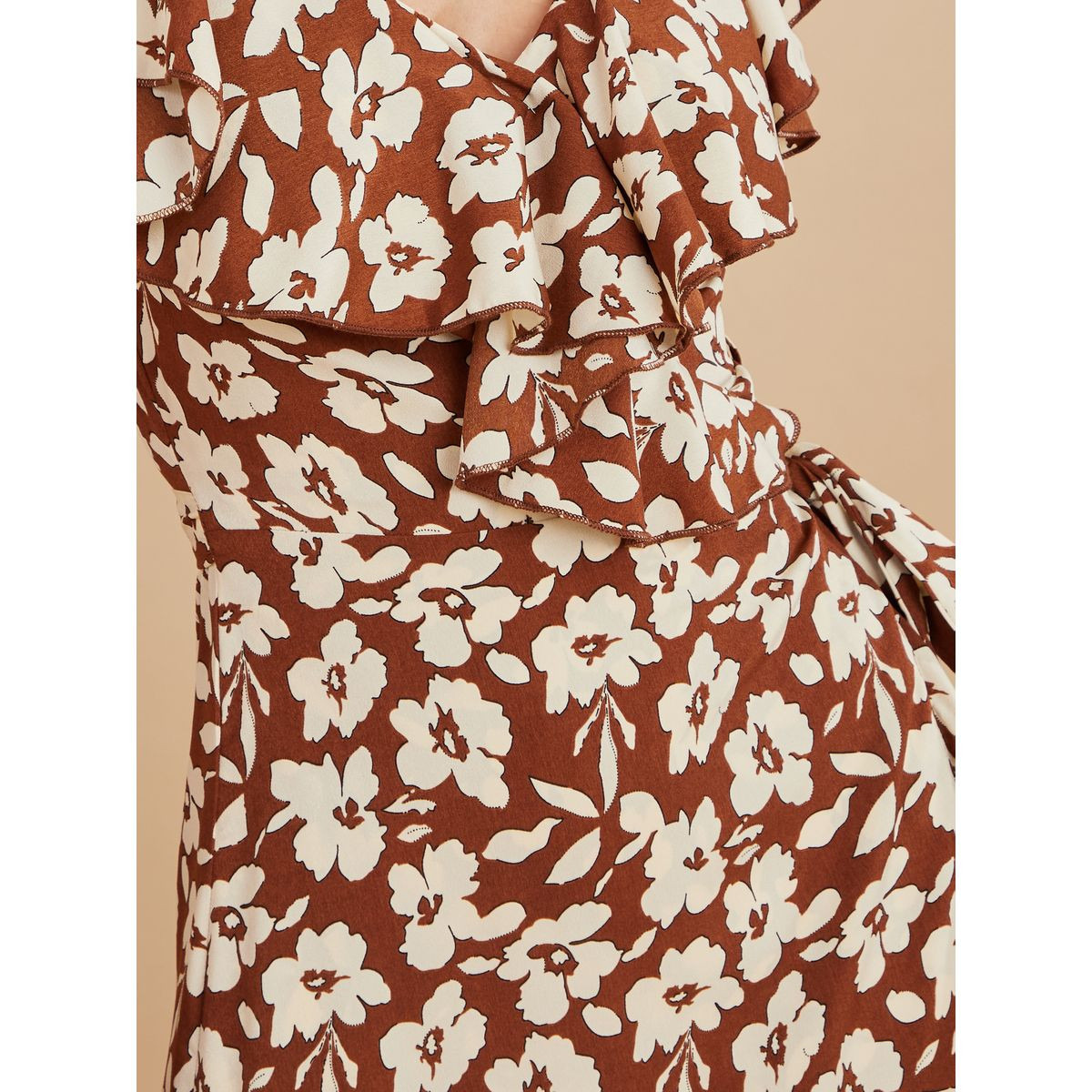 Styli Cap Sleeves Floral Printed Wrap Midi Dress-women-clothing-dresses-image-3