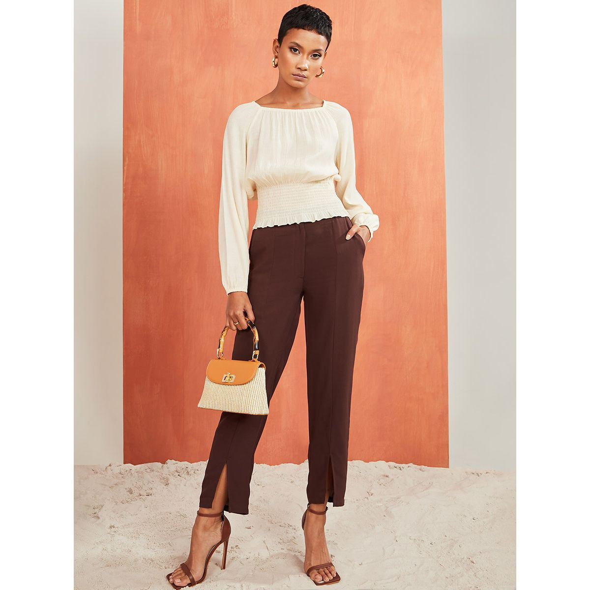 Styli Long Volume Sleeves Boat Neck Smock Top-women-clothing-shirtsandblouses-blouses-image-2