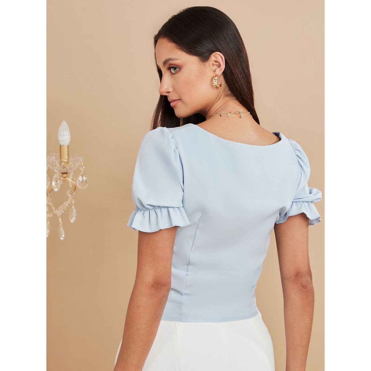 بلوزة باكمام قصيرة-women-clothing-shirtsandblouses-blouses-image-4