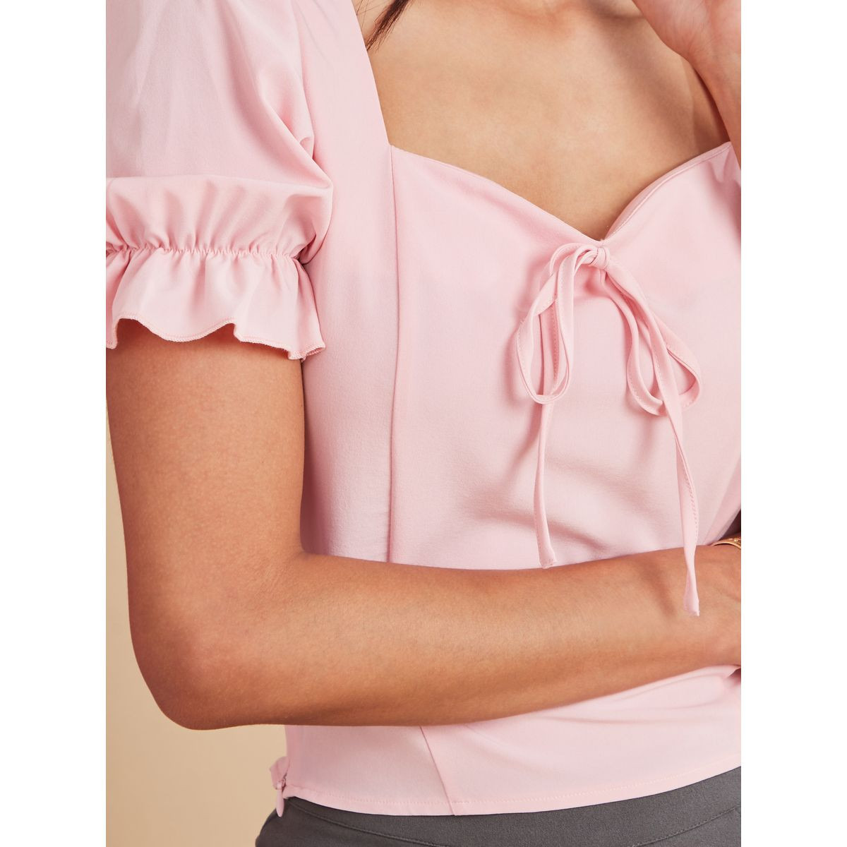 بلوزة باكمام قصيرة-women-clothing-shirtsandblouses-blouses-image-3