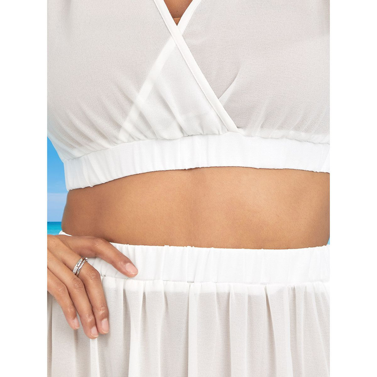 طقم من ( تنورة طويلة + بلوزة قصيرة ) من ستايلي-women-clothing-swimandbeach-beach-beachwear-image-3