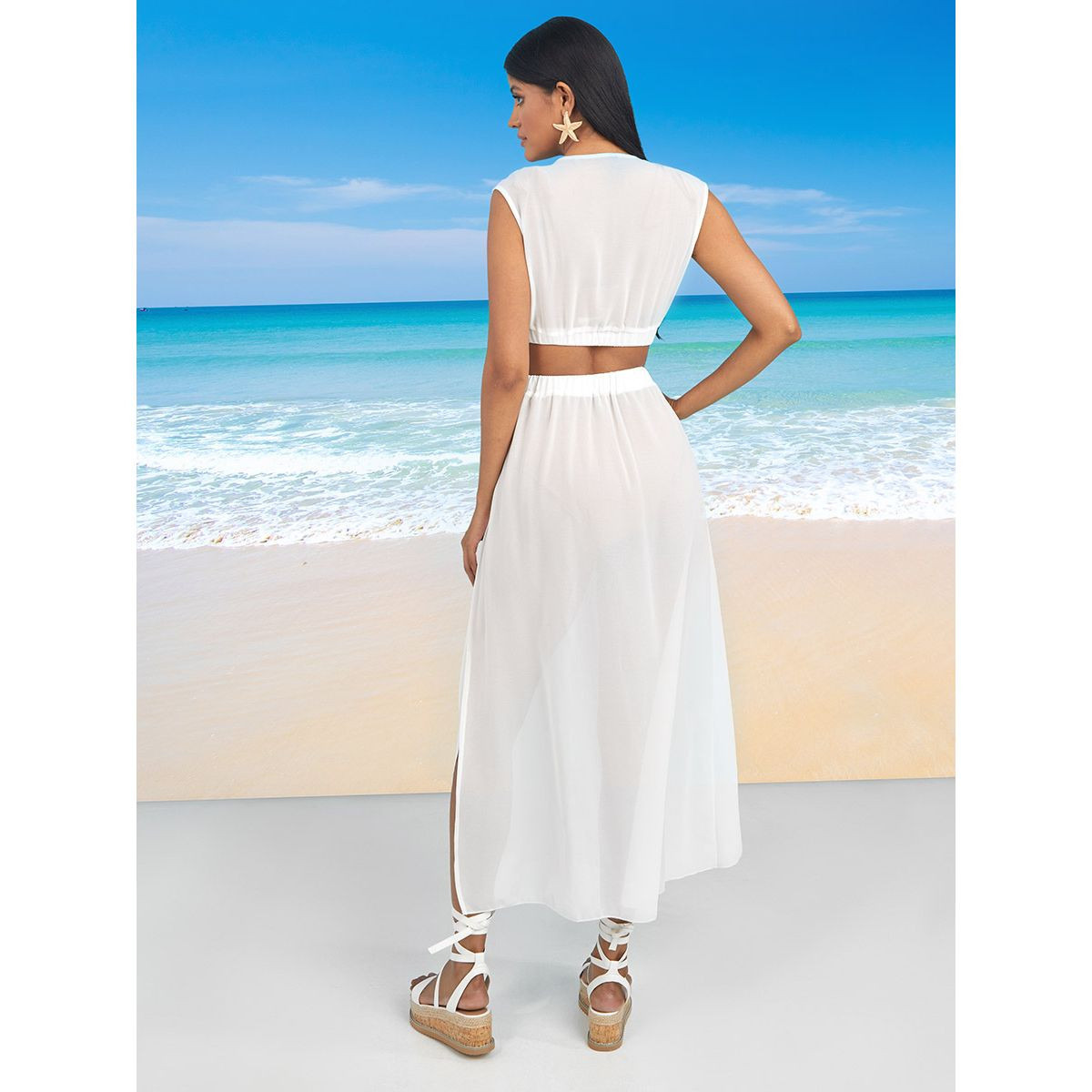 طقم من ( تنورة طويلة + بلوزة قصيرة ) من ستايلي-women-clothing-swimandbeach-beach-beachwear-image-5