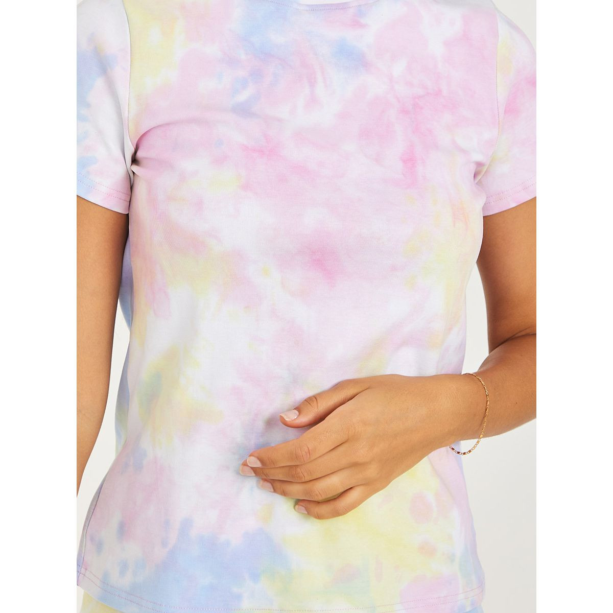 طقم من ( شورت + تيشيرت ) من ستايلي-women-clothing-nightwear-pyjamas-longsets-image-3