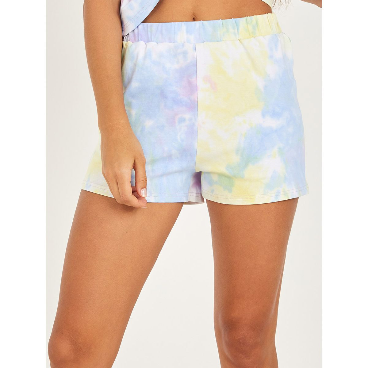 طقم من ( شورت + تيشيرت ) من ستايلي-women-clothing-nightwear-pyjamas-longsets-image-4