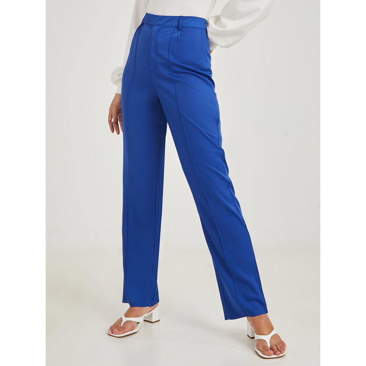 بنطال مطرز بقصة مستقيمة-women-clothing-bottoms-trousers-image-1