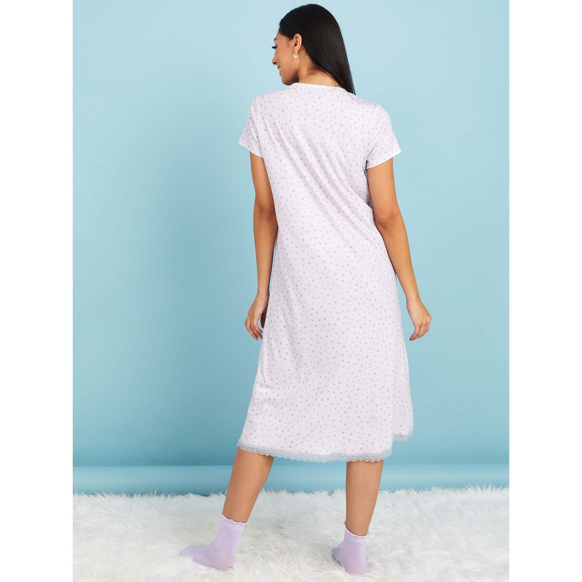 قميص نوم ميدي بدانتيل-women-clothing-nightwear-nighties-image-4