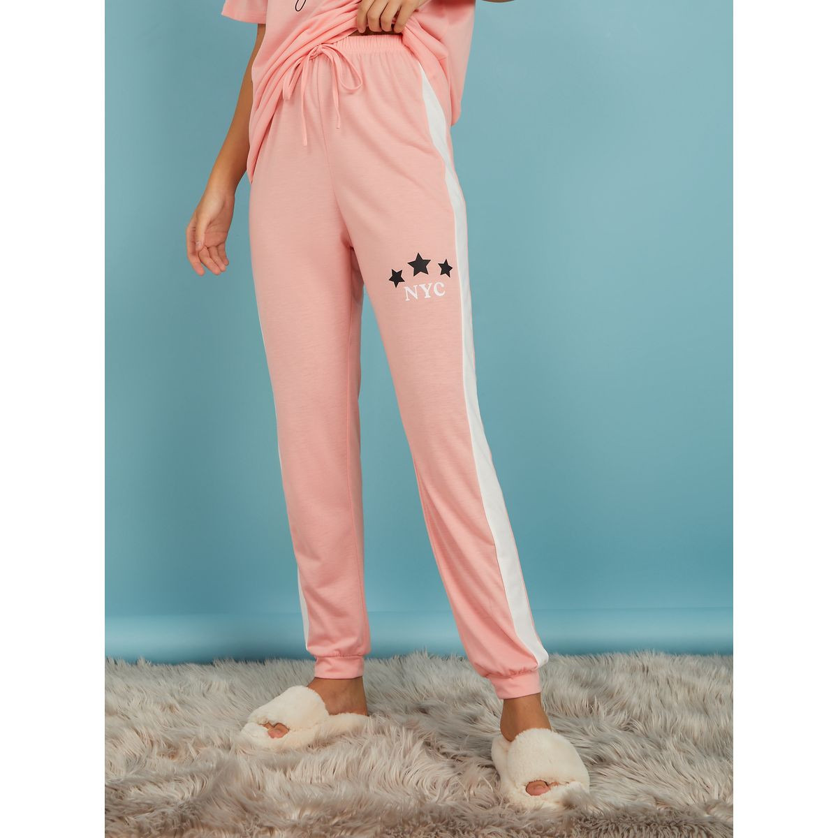 طقم بيجاما من ( بنطال + تيشيرت )-women-clothing-nightwear-pyjamas-longsets-image-4