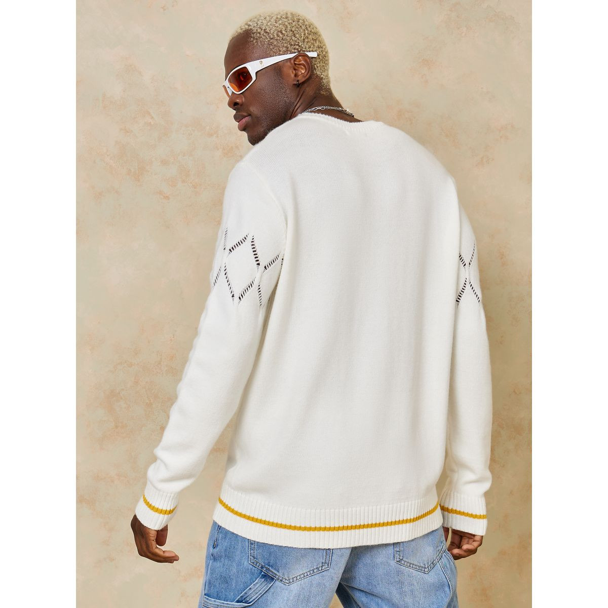 افرول بحافة بلون مغاير مع فتحات من ستايلي-men-clothing-sweatersandpullovers-image-4
