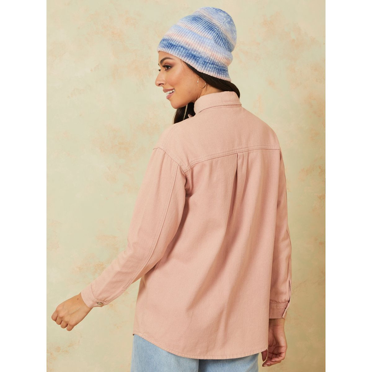 جاكيت دنيم طويل بازار من ستايلي-women-winterwear-coatsandjackets-jackets-image-5