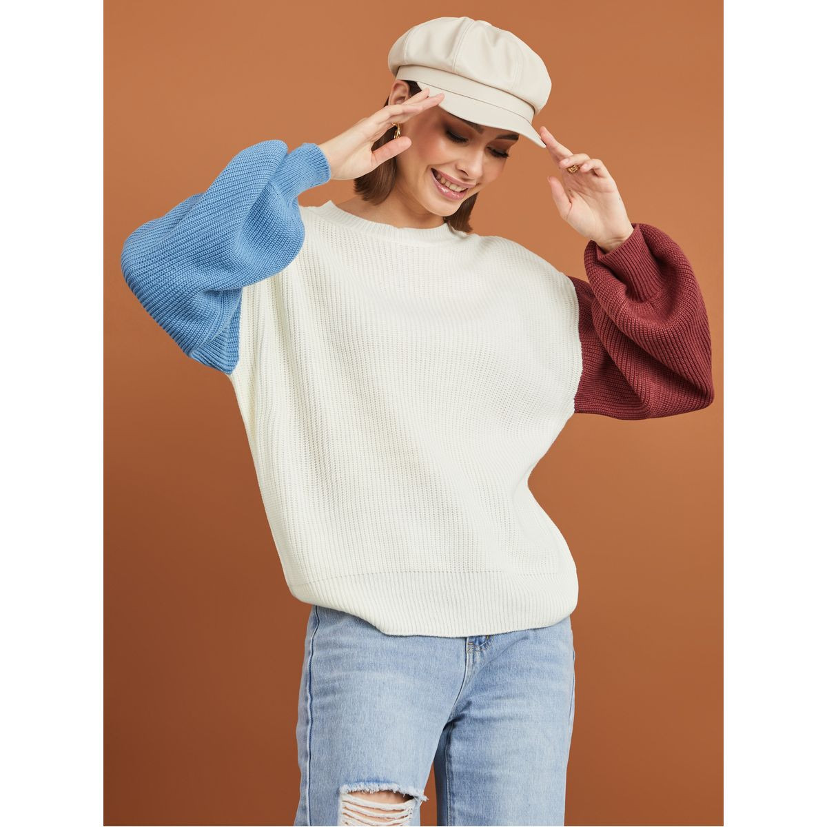 سويتر بنمط كتل الالوان-women-winterwear-cardigansandjumpers-jumpers-image-1