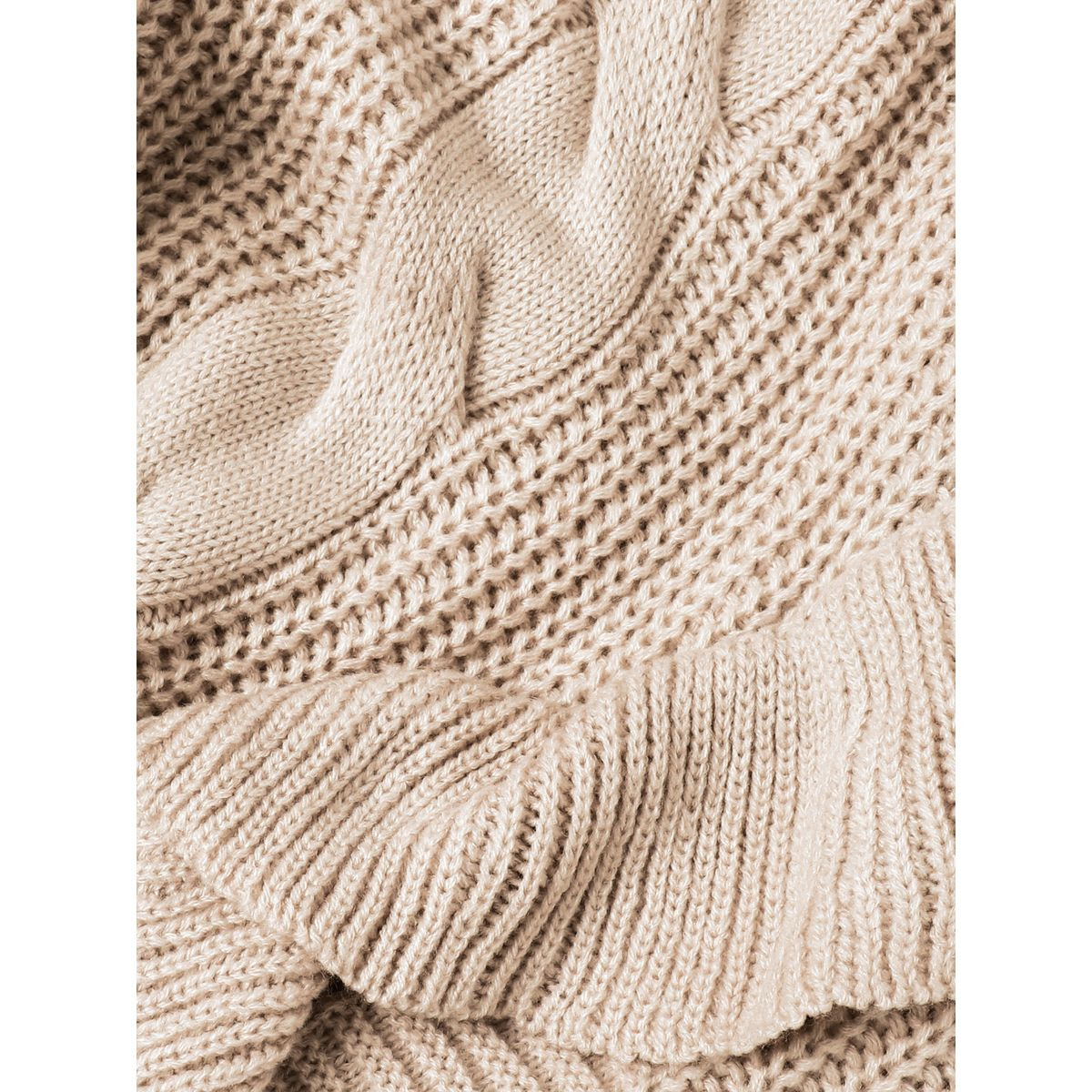 Styli Regular Length Volume Sleeves Ruffle Detail Regular Fit Sweater-women-winterwear-cardigansandjumpers-jumpers-image-5