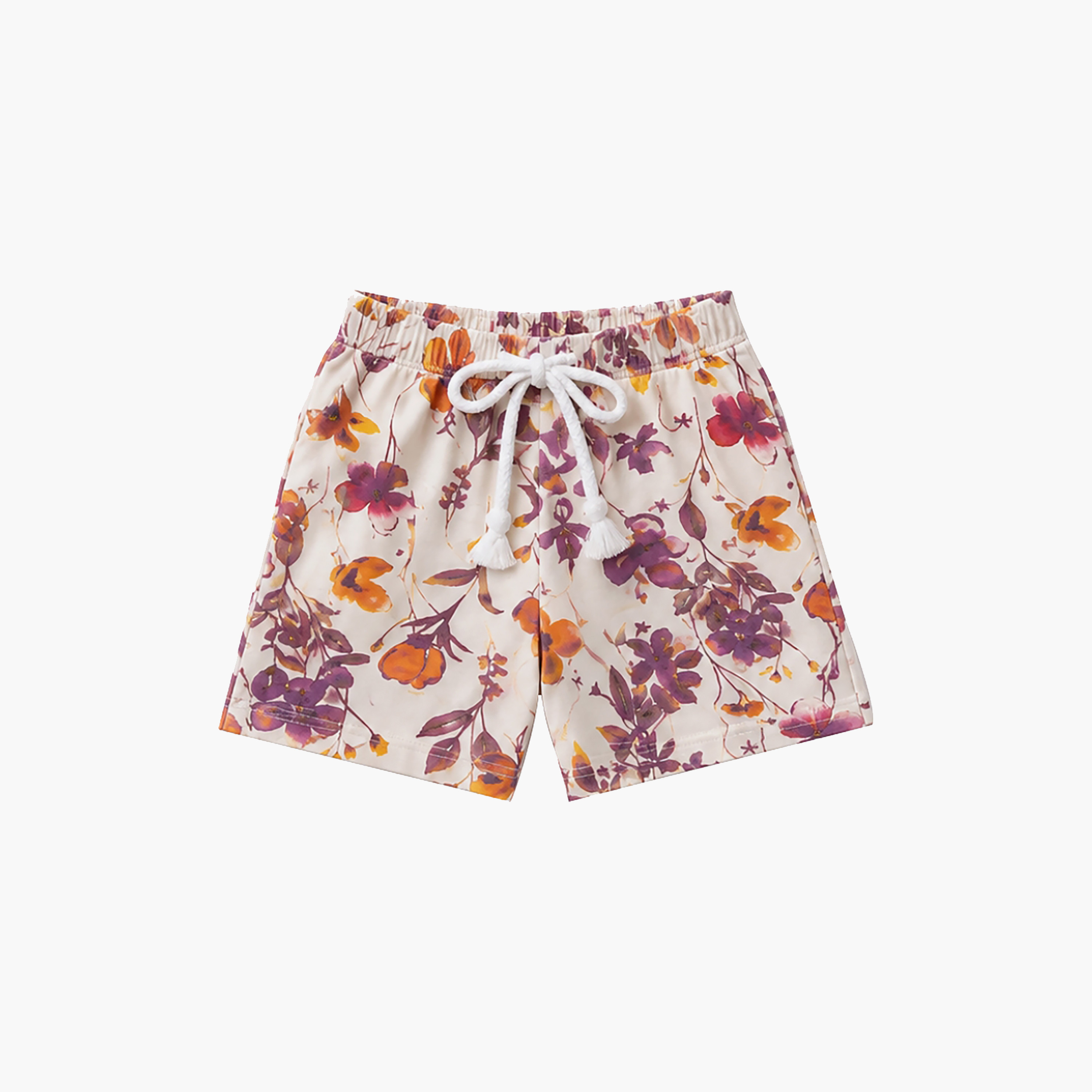Babyqlo Floral Short Sleeves T-Shirt & Shorts Co-ord Set-baby-girls-clothing-setsandcoords-image-8