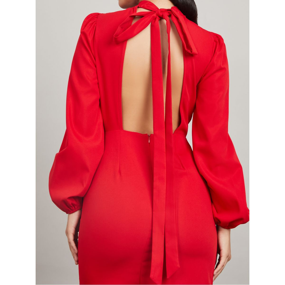 فستان ميدي باكمام طويلة-women-clothing-dresses-image-3