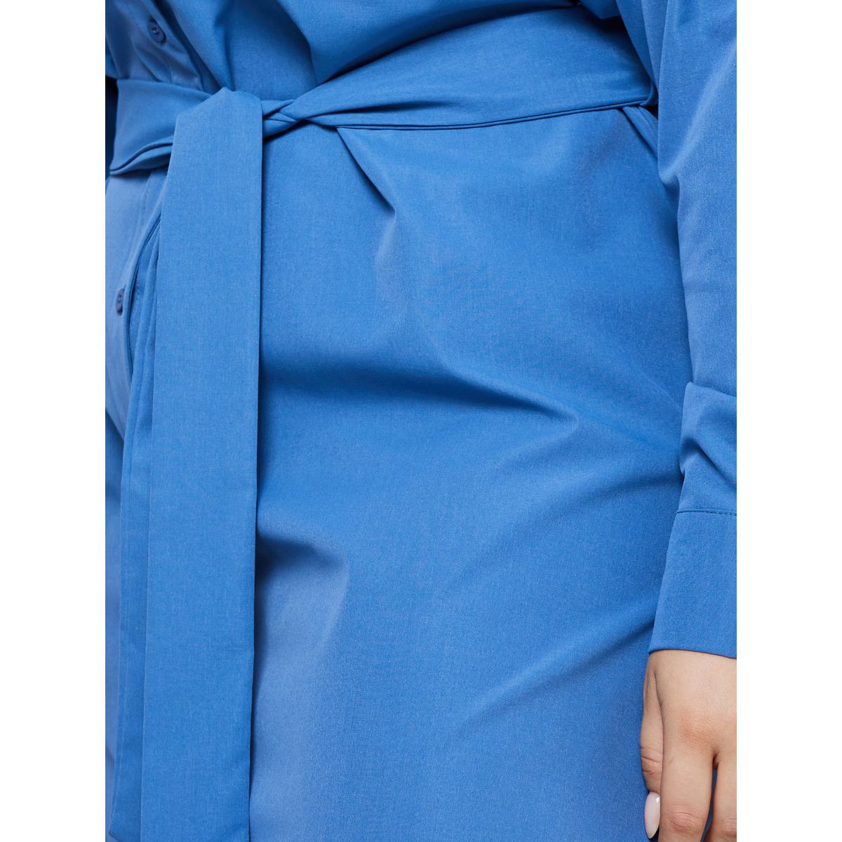 فستان باكمام طويلة وحزام خصر-women-clothing-dresses-image-3