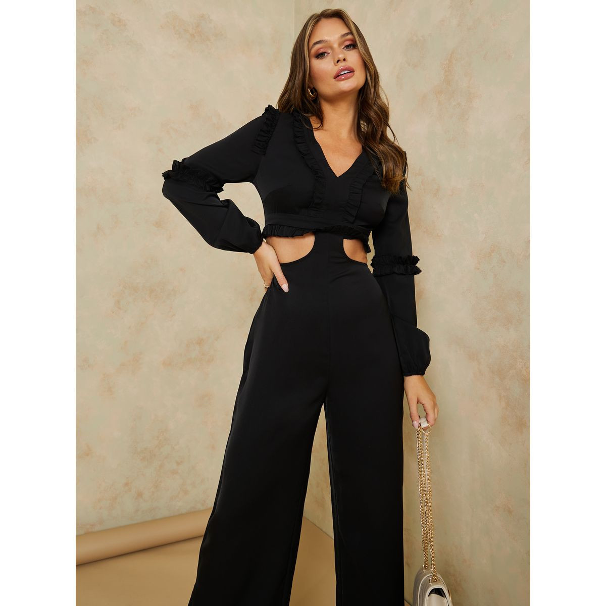 جمبسوت بقصة ارجل واسعة-women-clothing-jumpsuits-image-2