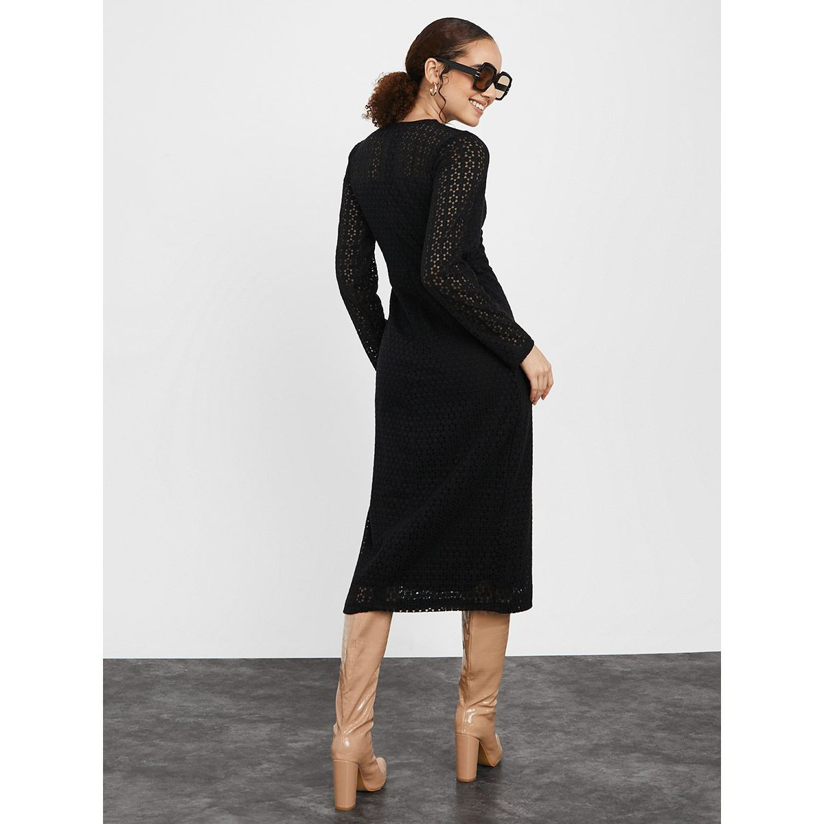 Styli Long Sleeves Embroidered Insert Lined Midi Dress-women-clothing-dresses-image-4