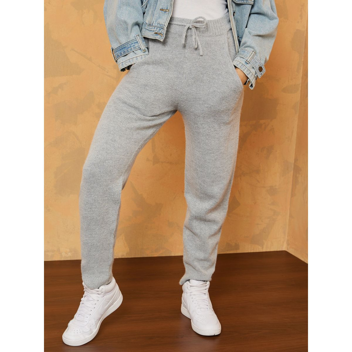 جوغر محبوك باربطة وجيب جانبي-women-clothing-bottoms-joggers-image-1