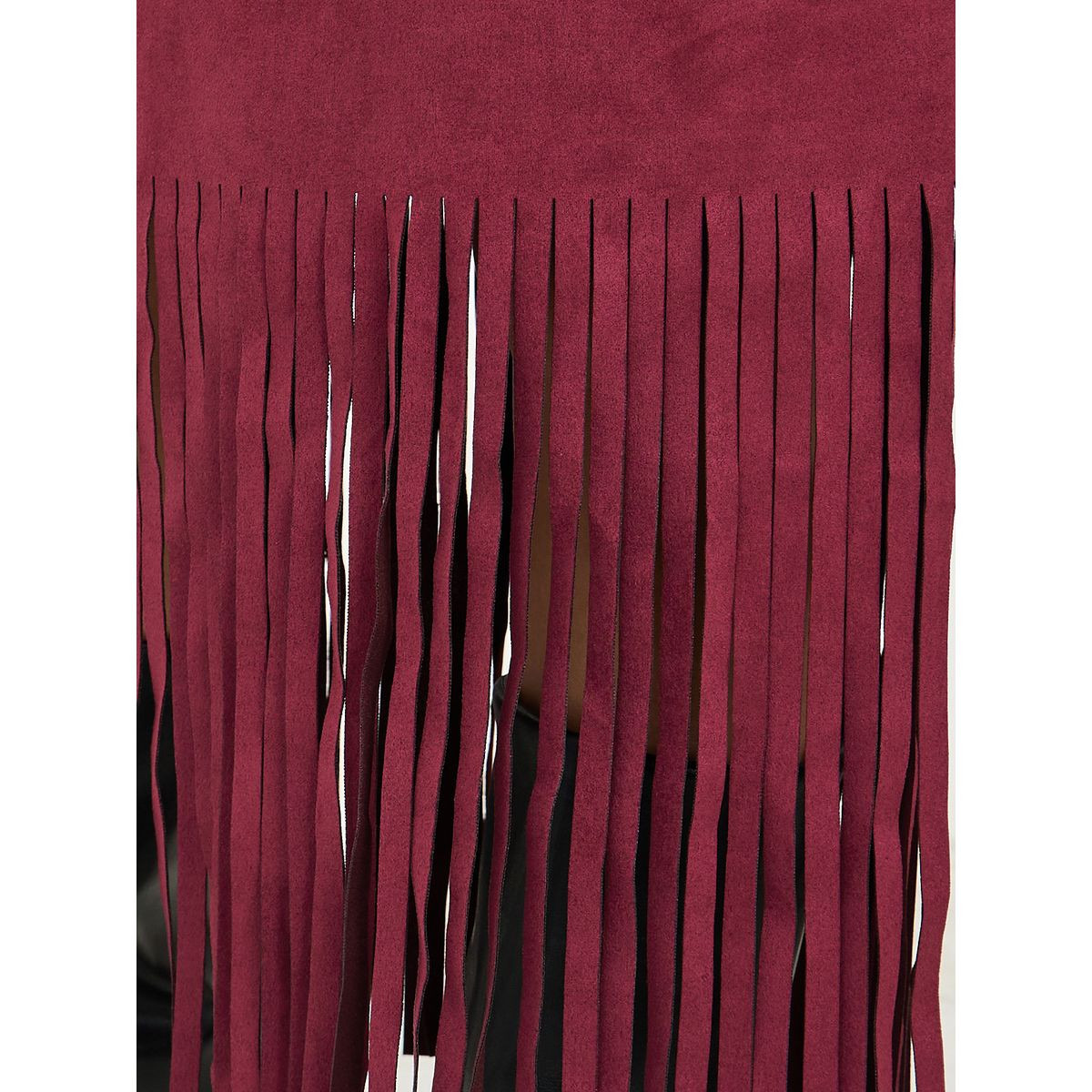 Styli Strappy Fringe Hem Suede Look Midi Dress-women-clothing-dresses-image-3