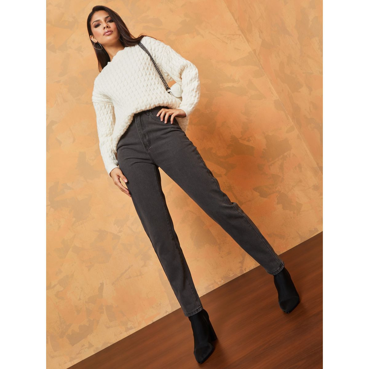 Styli High Waist Straight Fit Jeans-women-clothing-bottoms-jeans-image-1