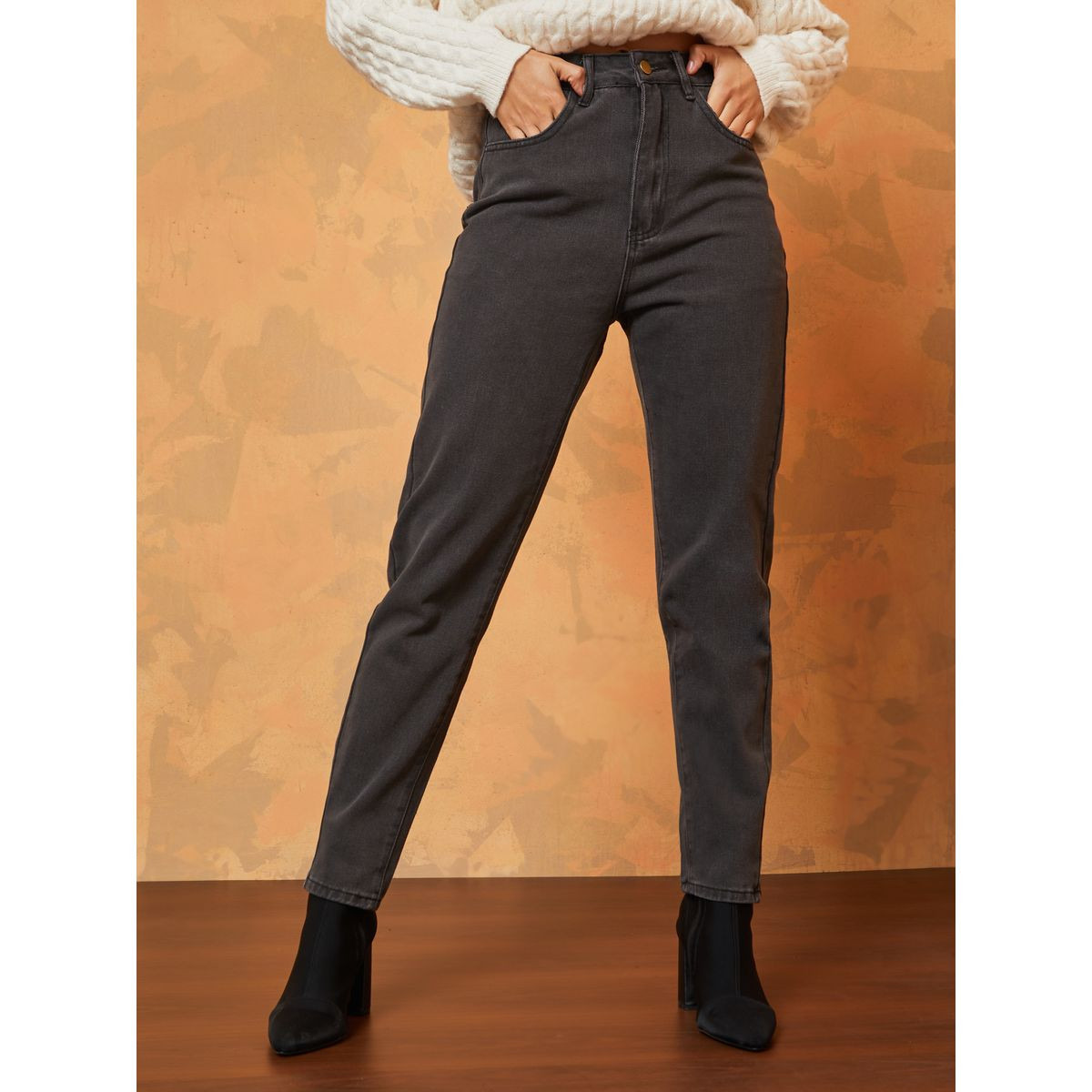 Styli High Waist Straight Fit Jeans-women-clothing-bottoms-jeans-image-2