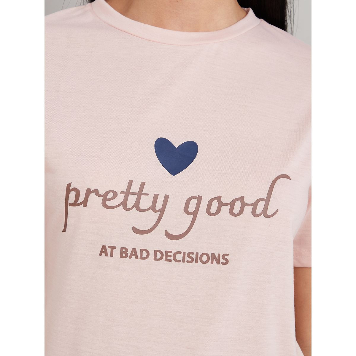 طقم بيجاما من ( تيشيرت + بنطال )-women-clothing-nightwear-pyjamas-longsets-image-4