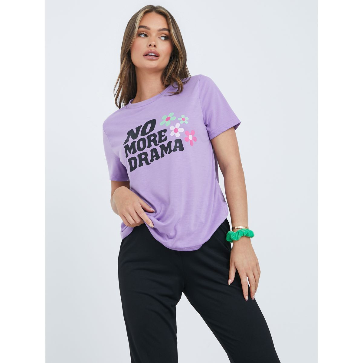 طقم بيجاما من ( تيشيرت + بنطال )-women-clothing-nightwear-pyjamas-longsets-image-3