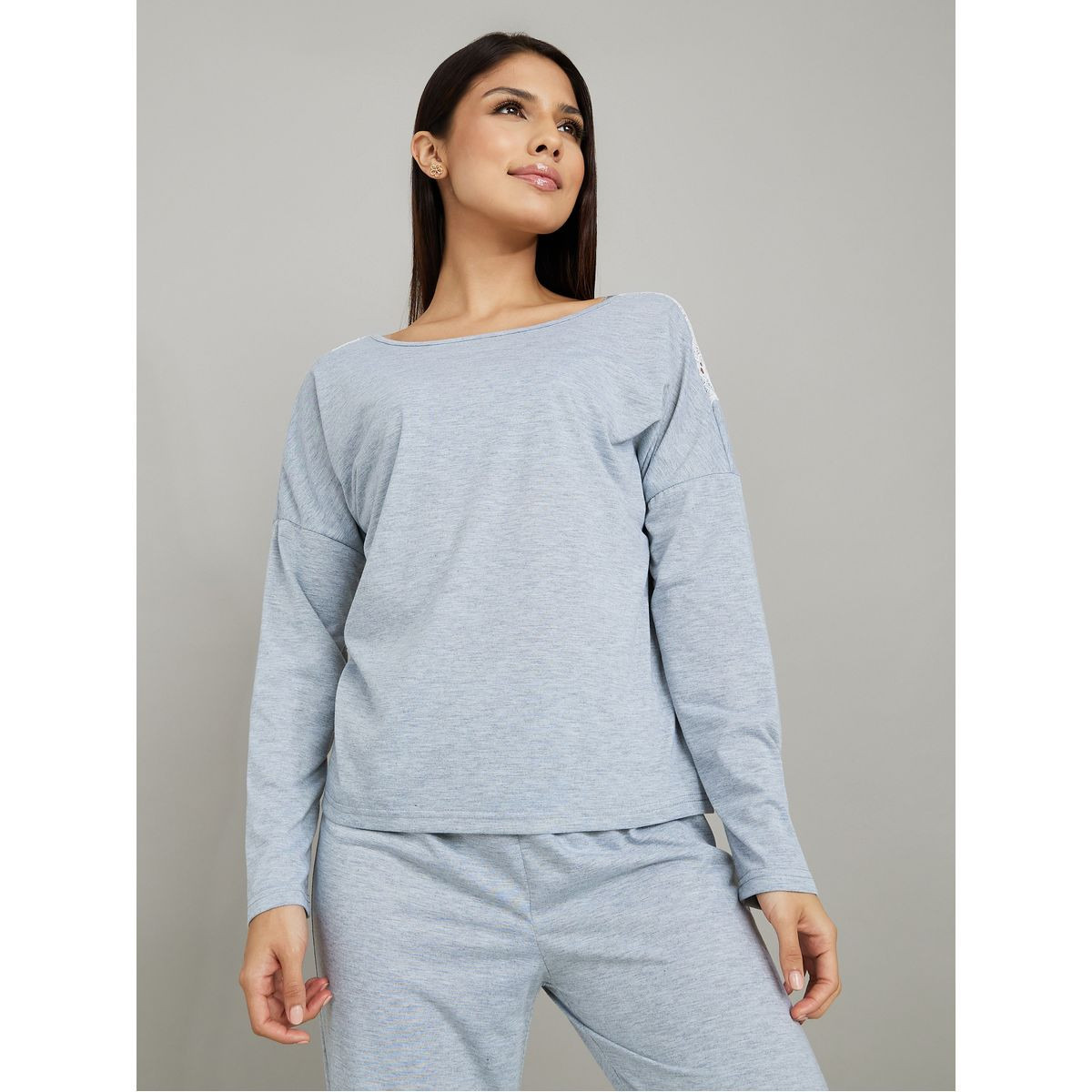 طقم بيجاما من ( بلوزة + بنطال )-women-clothing-nightwear-pyjamas-longsets-image-3