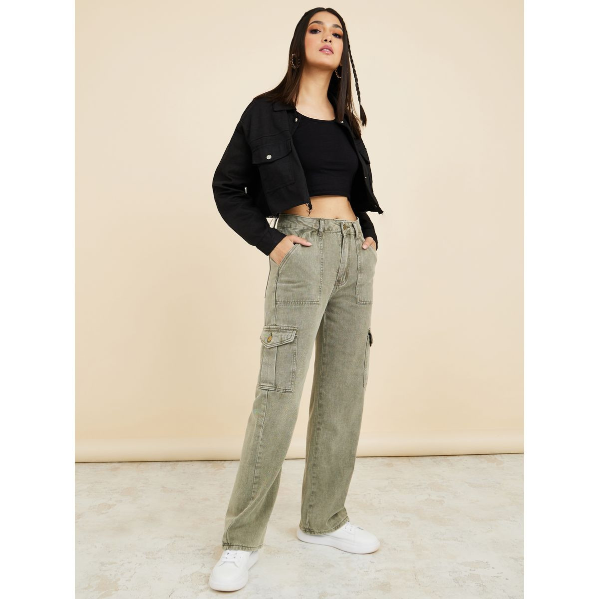 جينز كارجو بقصة أرجل مستقيمة-women-clothing-bottoms-jeans-image-2