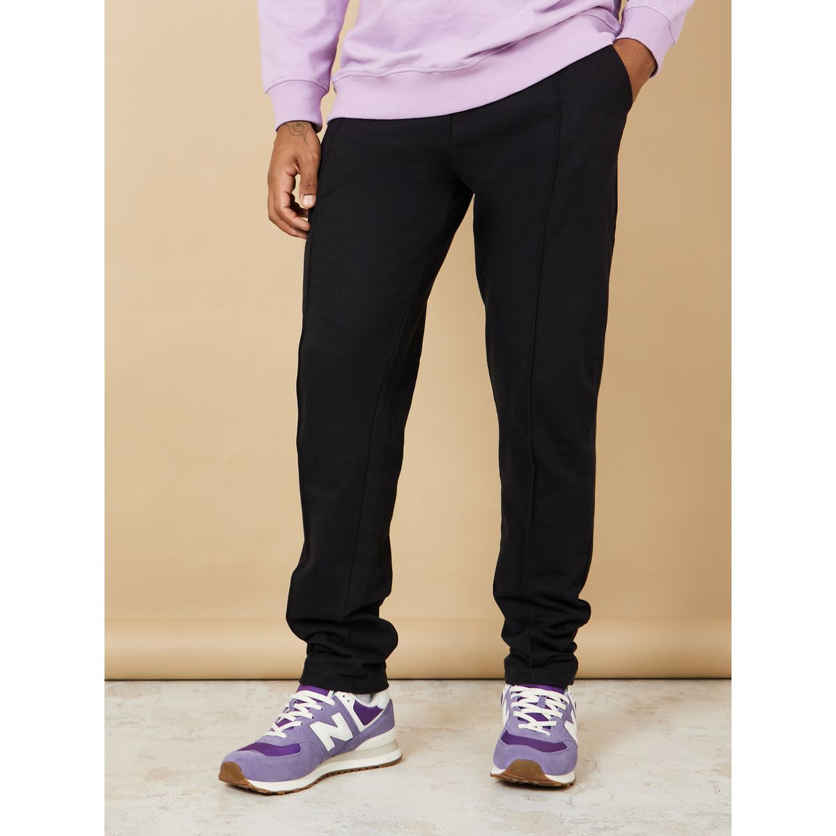 Styli Front Pintuck Detail Slim Fit Jogger-men-clothing-bottoms-joggers-image-1