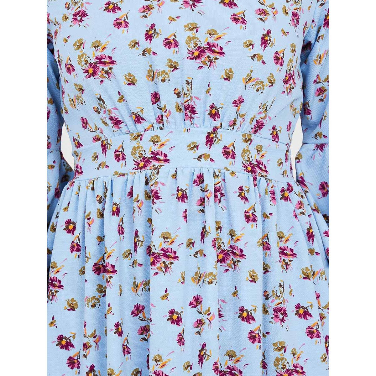 Styli Long Sleeves Floral All Over Print A-Line Midi Dress-women-clothing-dresses-image-3