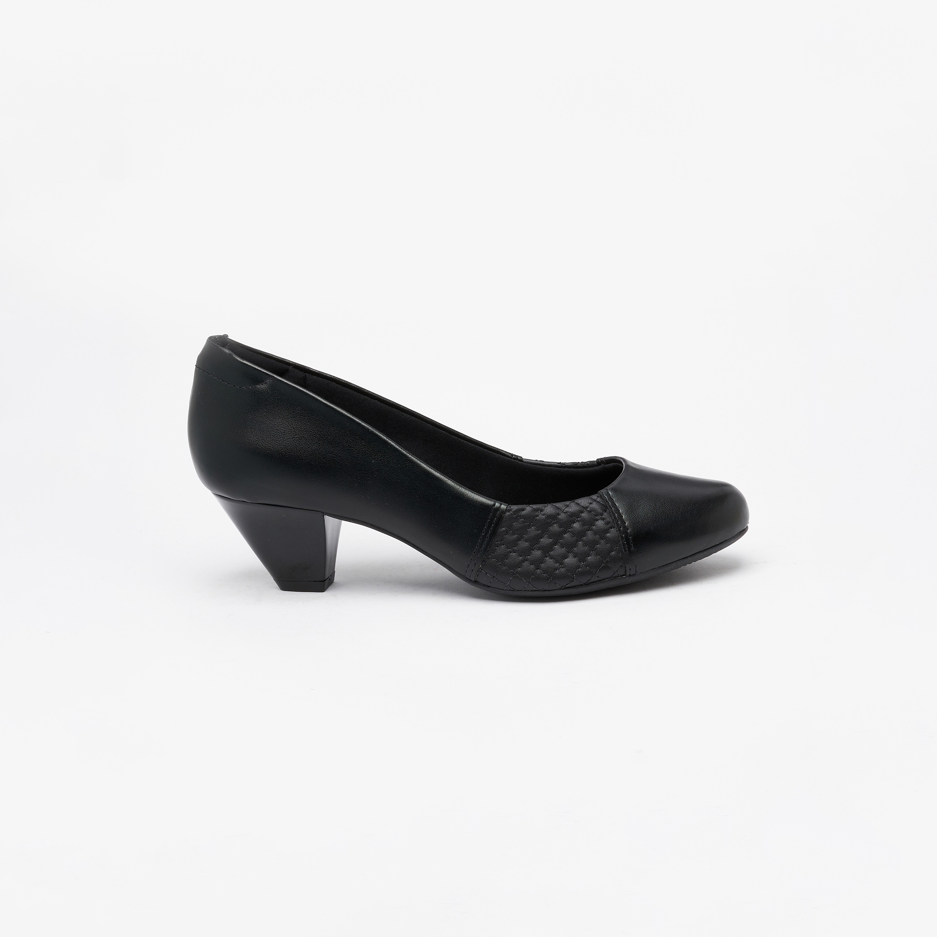 Modare by Geoomnii Women's Quilted Pointed Toe Pumps | 7005-647-14708        -women-shoes-heels-image-2