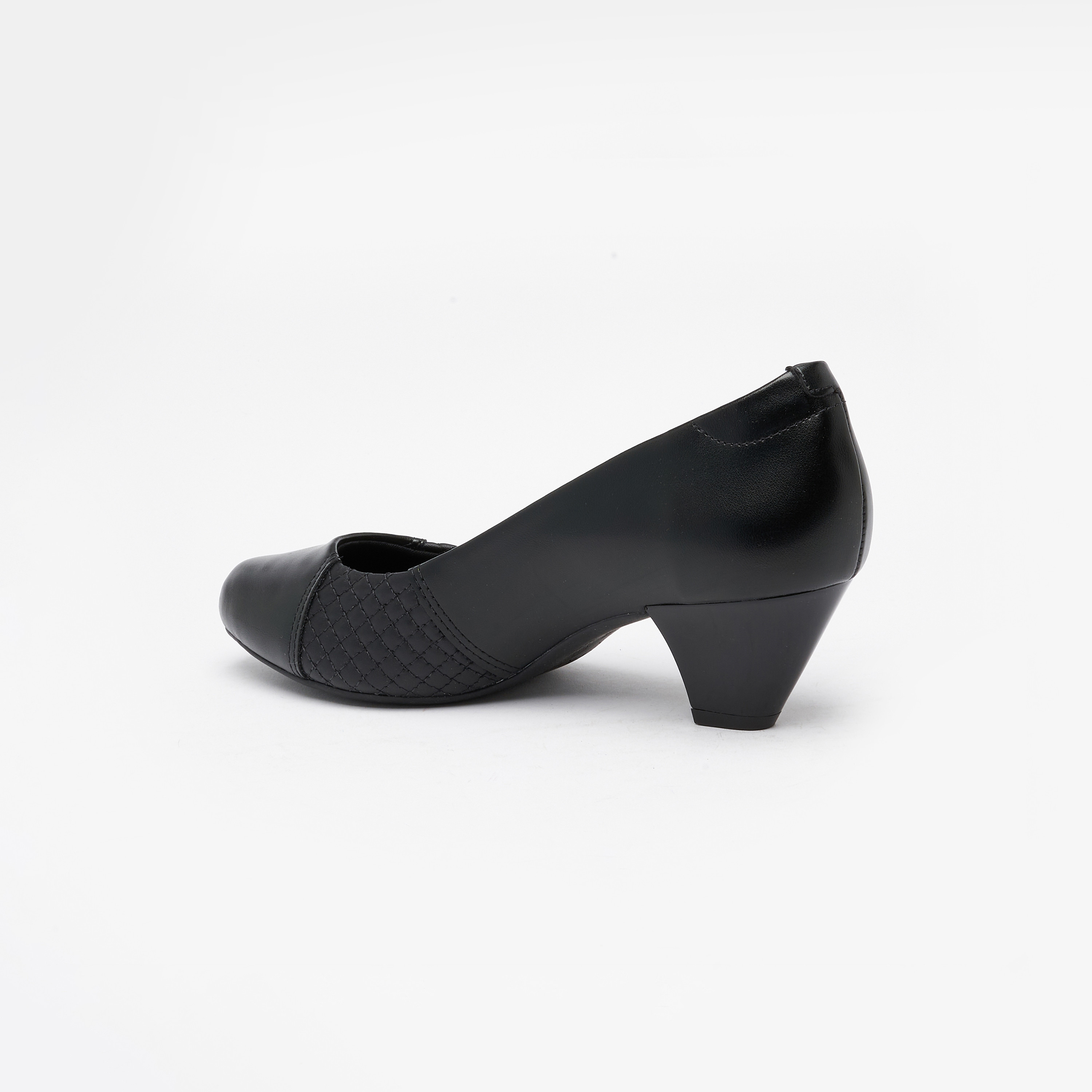 Modare by Geoomnii Women's Quilted Pointed Toe Pumps | 7005-647-14708        -women-shoes-heels-image-3