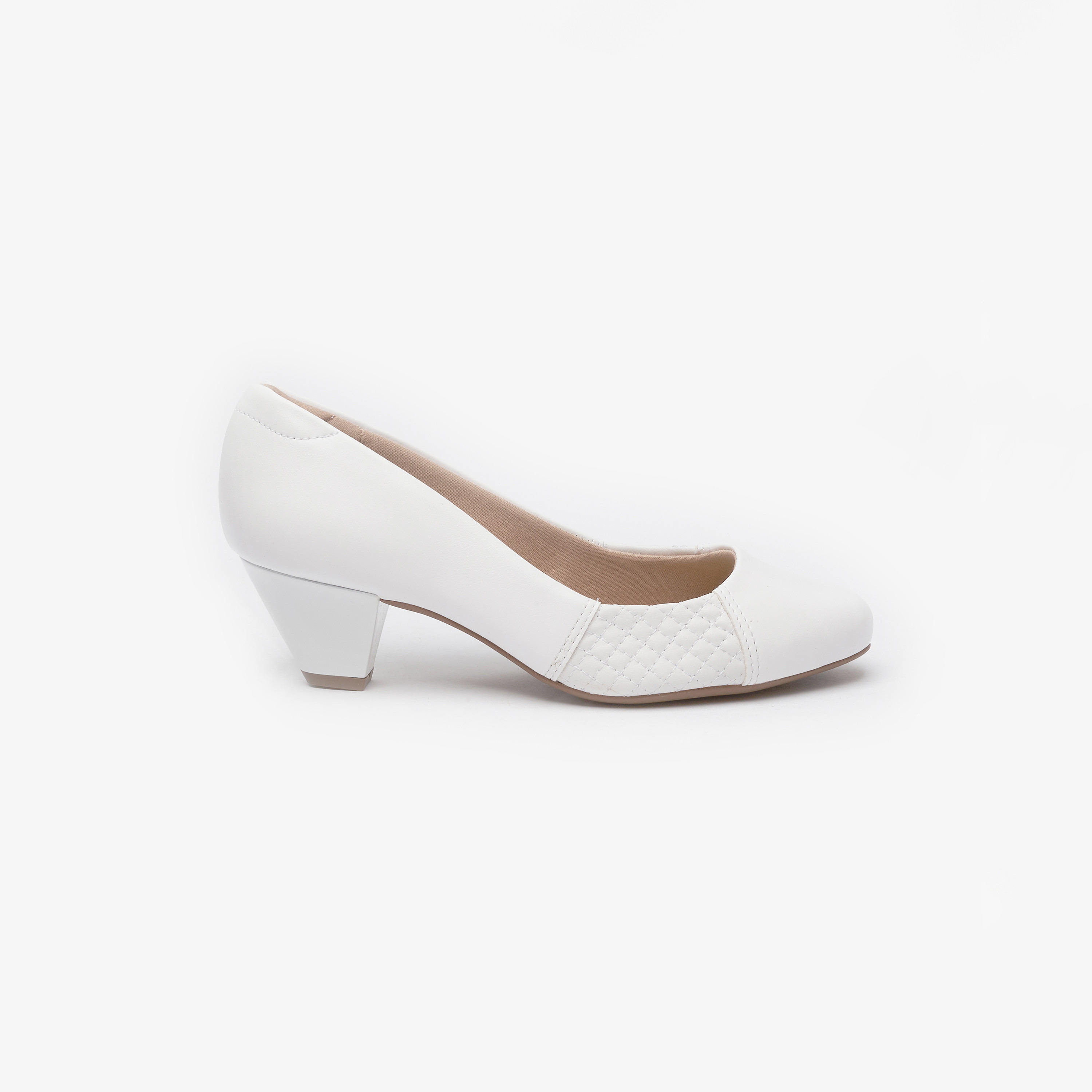 Modare by Geoomnii Women's Quilted Pointed Toe Pumps | 7005-647-14708        -women-shoes-heels-image-7