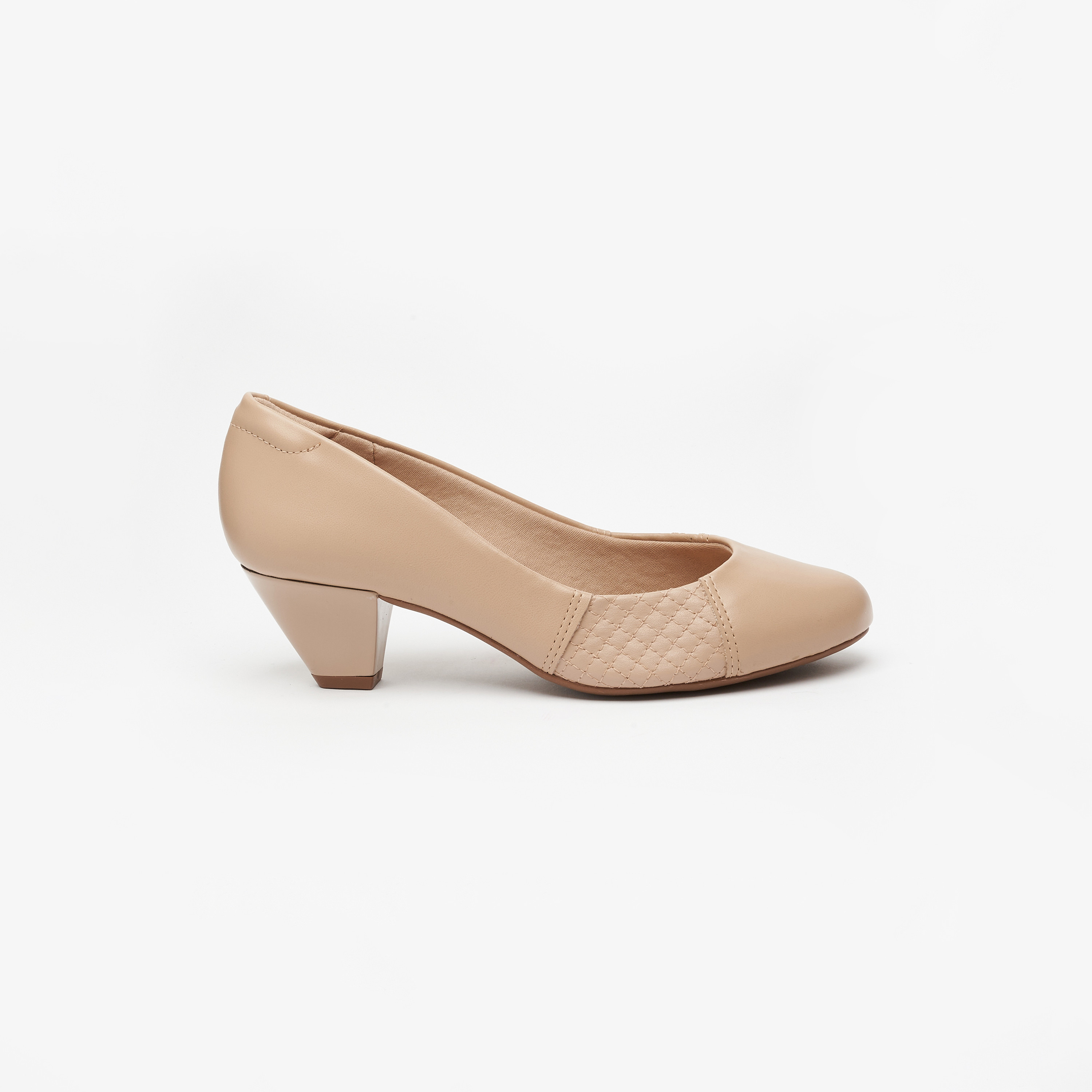 Modare by Geoomnii Women's Quilted Pointed Toe Pumps | 7005-647-14708        -women-shoes-heels-image-12