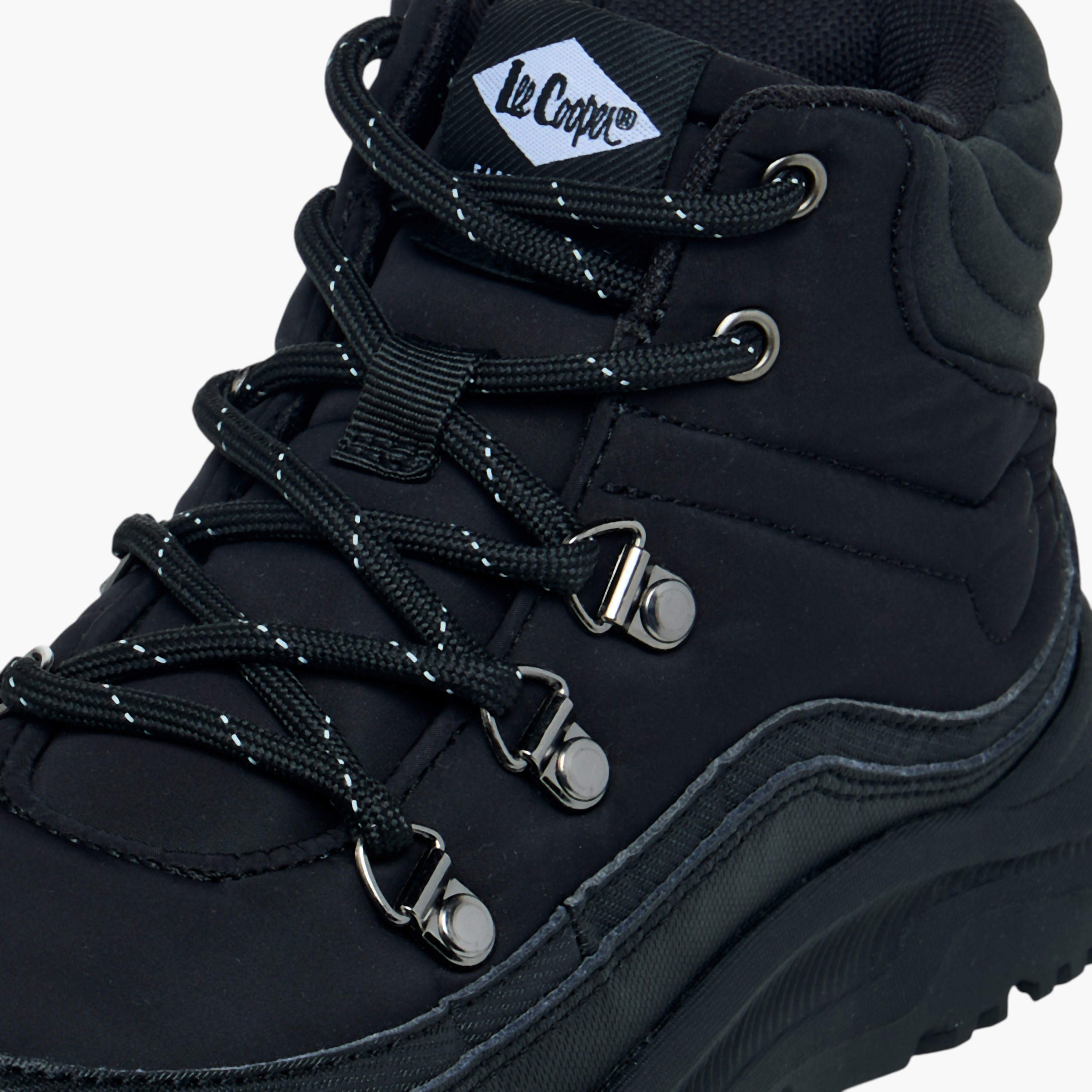 Lee Cooper Boys' Panelled Lace-Up Boots-boys-shoes-boots-image-4