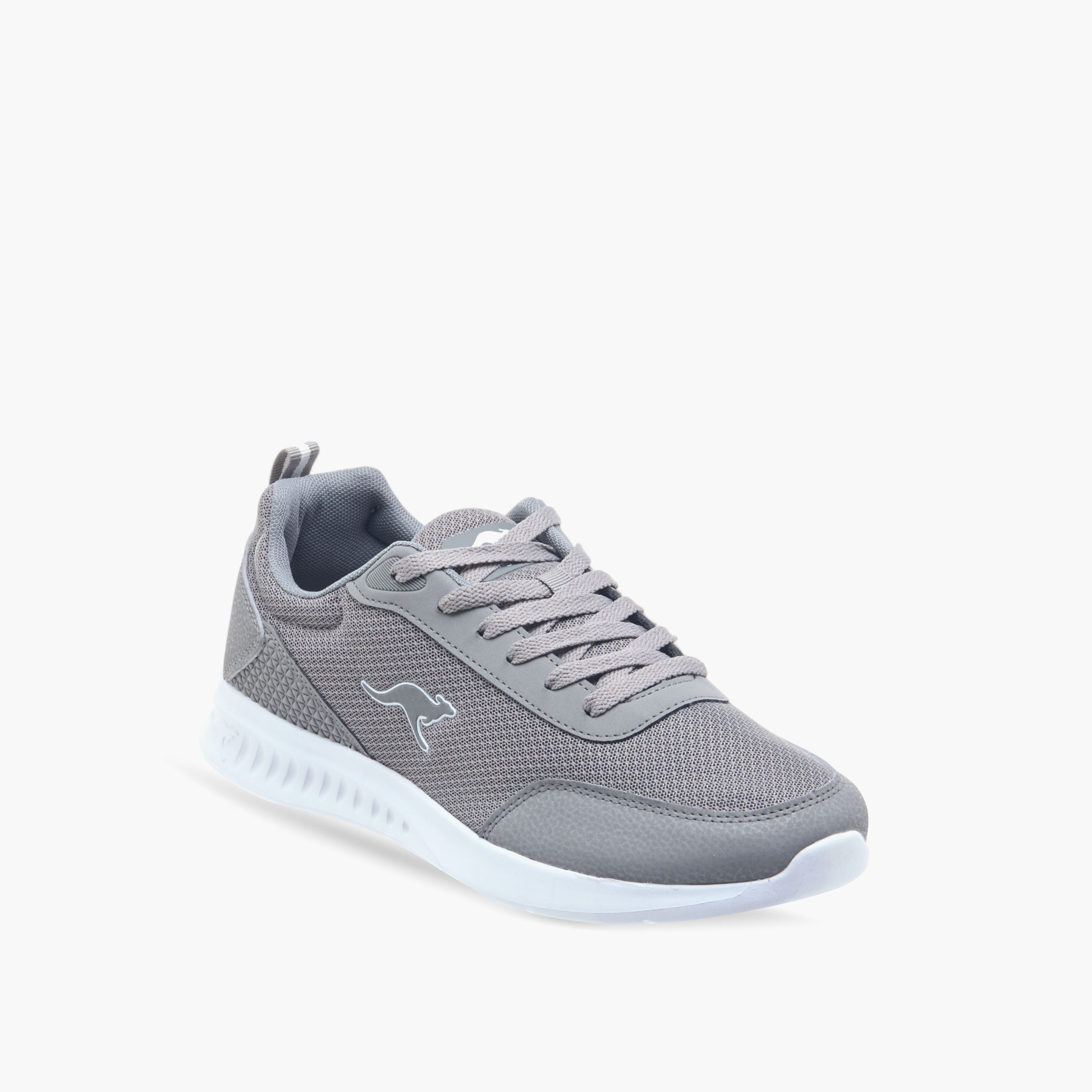 KangaROOS Men's Logo Detail Sports Shoes with Lace-Up Closure-sports-men-shoes-image-2