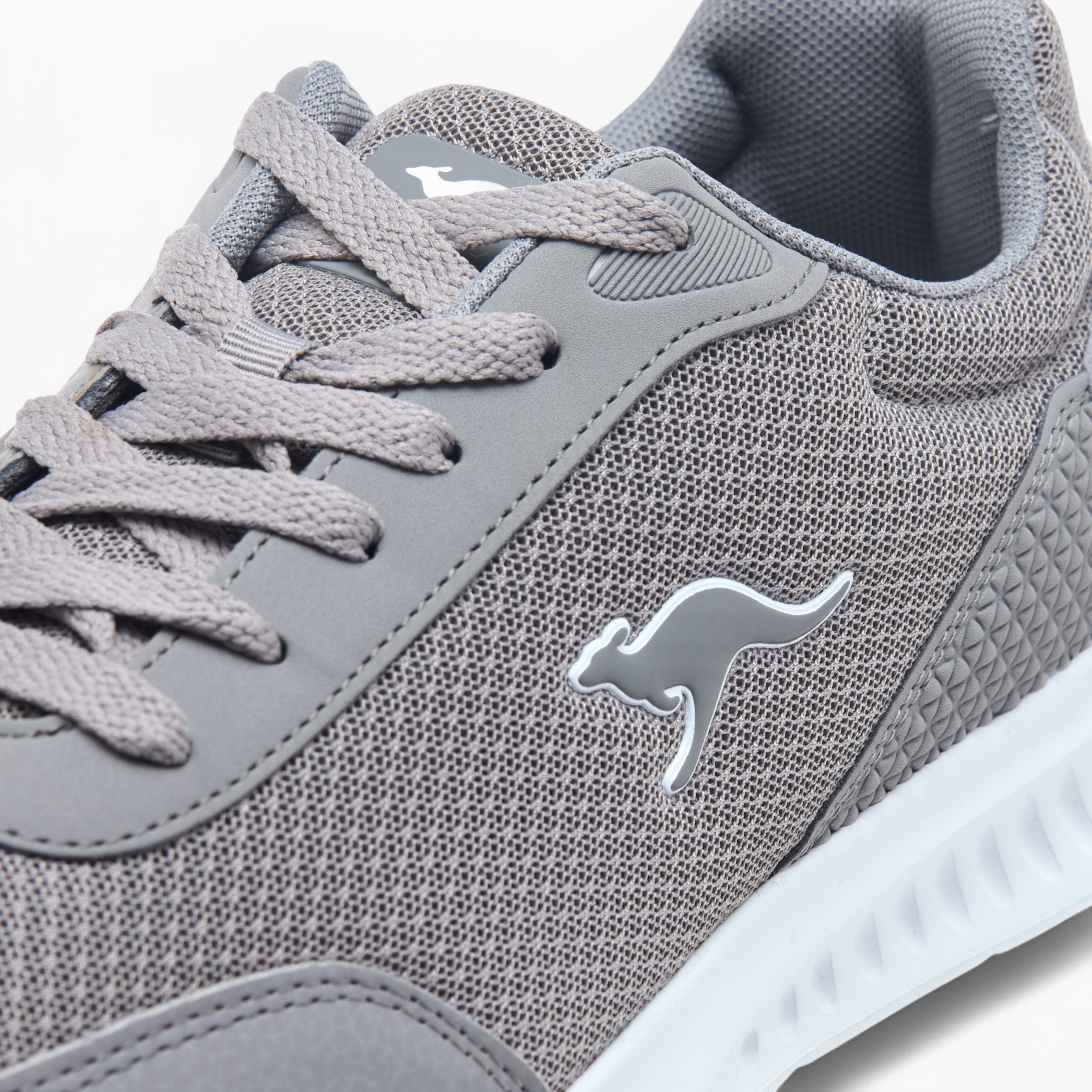 KangaROOS Men's Logo Detail Sports Shoes with Lace-Up Closure-sports-men-shoes-image-4